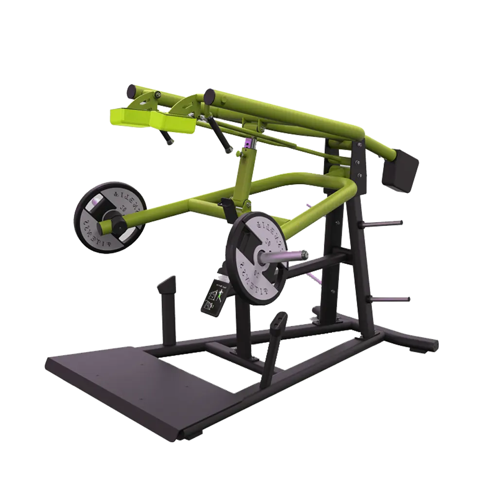 Ticari gücü spor salonu spor makinesi spor salonu ekipmanları ticari bacak basın plaka yüklü spor ekipmanları çekiç V Squat