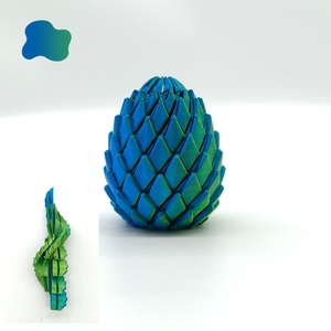 Creative 3D Printed Dragon <b>Egg</b> Toy Rotating Deformation Stress Relief Slime Ball Kids Gift Fidget Toy - Product Image 6