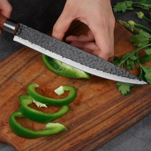 Wooden Grain Handle 6pcs <b>Sharp</b> <b>Knives</b> <b>Sets</b> 3cr13 Stainless Steel Kitchen Cutlery <b>Set</b> - Product Image 4