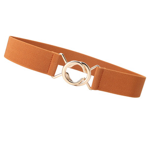 Ceintures pour femmes en polyester avec boucle en alliage élastique, design décoratif, longueur 60-80 cm, motif <span class=keywords><strong>God</strong></span> Brand sculpté, détection par aiguille - Product Image 5