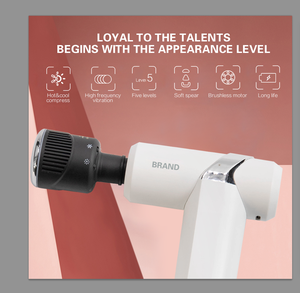 Pistola de masaje frío y calor, masajeador de fascia de tejido profundo muscular, pistola de masaje de percusión inalámbrica - Product Image 4