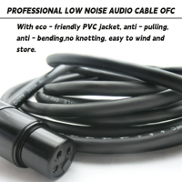 Connecteur Xlr Câble Microphone Spin Microphone Câble DMX avec prise mâle à femelle pour lecteur DVD et application de haut-parleur
