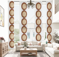 Rideau de fond personnalisé à motif floral éthiopien pour la décoration Habesha