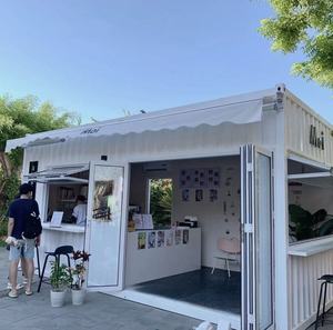 Puestos de Mercado Navideño Modulares Prefabricados, Tiendas Contenedor de Ensamblaje Rápido, Ideales para Eventos Festivos y Tiendas Emergentes - Product Image 1