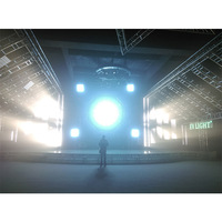 Projecteur de matrice lumineuse, 36 pièces, à matrice LED RGB, lumière de fond de scène, contrôle dmx