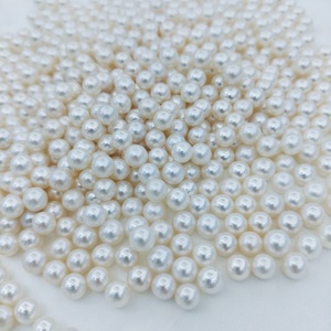 7,5-8,5mm 5A calidad brillo Color blanco Natural perla de agua dulce al por mayor perlas redondas sueltas cuentas naturales para la fabricación de joyas - Product Image 2
