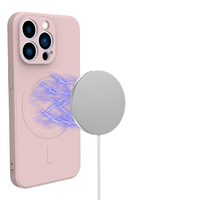 Étui de téléphone portable magnétique sans fil en silicone liquide de haute qualité avec protection d'appareil photo pour iPhone 17 16 15 14 13