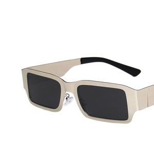 Customized Steel Skin <b>Sunglasses</b> Personalized Hip Hop Fashion Women's Metal <b>Sunglasses</b> - Product Image 5