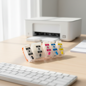 Cartouches d'<span class=keywords><strong>encre</strong></span> vides rechargeables WEL-TRY Europe 202XL T202XL pour imprimantes Epson <span class=keywords><strong>XP</strong></span>-6000 <span class=keywords><strong>XP</strong></span>-<span class=keywords><strong>6105</strong></span> <span class=keywords><strong>XP</strong></span>-6005 <span class=keywords><strong>XP</strong></span>-6000 XP6100 XP6005 - Product Image 2