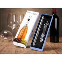Refroidisseur de vin portable pour fête, bâton de refroidissement en métal long pour vin rouge, bâton de refroidissement en acier inoxydable pour vin