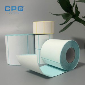Manufacturer Custom Top Coated Eco Friendly Thermal <b>Label</b> <b>Printer</b> Paper 6x4 Self Adhesive <b>Label</b> Paper 100x150mm - Product Image 1