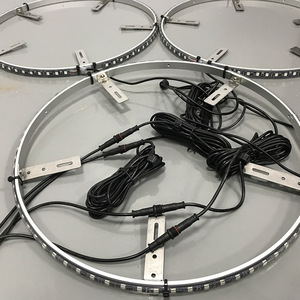 Luz LED WS2811 de colores con efecto de movimiento, 60 LED por metro, IP68, luz para llanta de coche, tira LED RGB de 12V para iluminación de vehículos - Product Image 3
