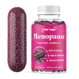 Capsules de Vitamines pour la Ménopause DIM de Baies Chastes à Actée à Actée Noire de Marque Privée Suppléments pour la Ménopause pour Sueurs Nocturnes Soutien de l'Humeur - Product Image 1