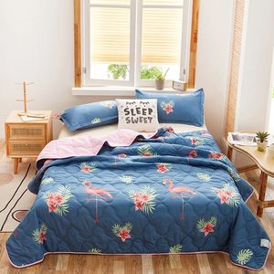 Colchas de algodón lavadas con dibujos animados para niños y niñas, edredones sencillos y encantadores, cómodos, con <span class=keywords><strong>aire</strong></span> acondicionado - Product Image 6