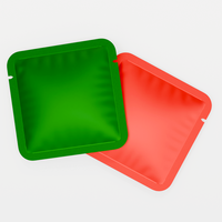 Emballage de sachet en aluminium avec fermeture à trois côtés, imprimé sur mesure, pour poudre