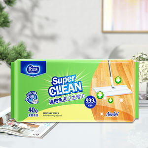 Toalhetes De Limpeza Húmida Biodegradáveis Premium Toalhetes De Limpeza De Piso De Tamanho Grande Personalizado Toalhetes De Limpeza Doméstica - Product Image 2