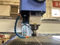 Routeur CNC Supercnc 4x8 pieds pour découpe de bois, acrylique et plaques KT, avec caméra CCD, 380V triphasé, précision de positionnement de 0,05 mm, broche de 4,5 kW