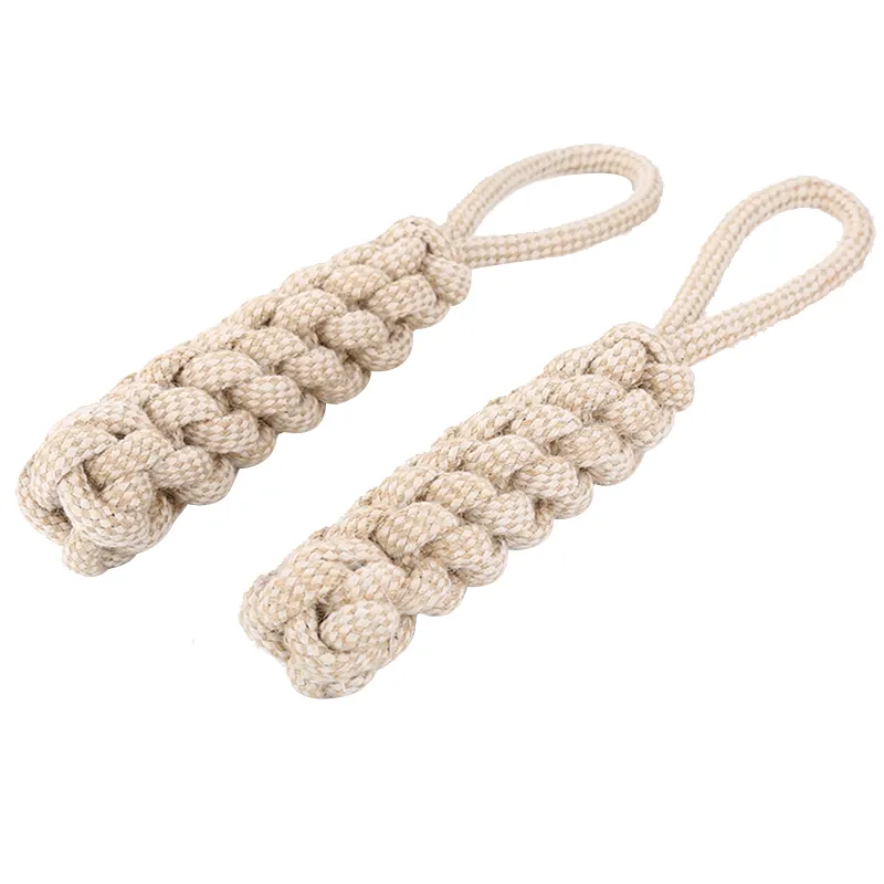8-Pack Christmas Stocking Toy Gift Set Cotton Rope Knot Chew Toy for Aggressive Chewers Teething Cleaning and Training FAYOGOO Christmas Dog Rope Toy 