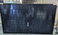 Panneau Solaire Bifacial N-Type 500W Haute Efficacité en Stock UE, Modules Photovoltaïques Mono Double Verre Entièrement Noirs, Service OEM