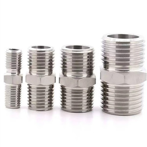 Thép không gỉ 304 ống núm vú 3/8 ''<span class=keywords><strong>NPT</strong></span> để 1/4'' <span class=keywords><strong>NPT</strong></span> giảm Hex núm vú - Product Image 6