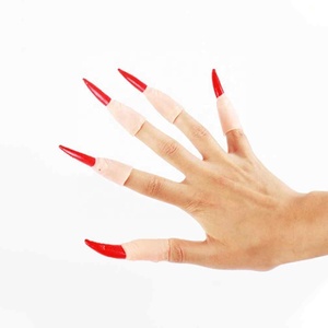 Mũi Đạo Cụ Ma Ngón Tay Móng Tay <span class=keywords><strong>Zombie</strong></span> Halloween Đáng Sợ Cosplay Ưa Thích Ăn Mặc Trang Điểm Tự Làm Trang Trí Nội Thất Món Quà Phù Thủy Dài Mũi Phù Thủy - Product Image 4