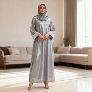 Vestido Abaya Modesto Bordado de Lujo para Mujeres Musulmanas con Ajuste Personalizado, Tela de Alta Calidad para Uso Diario - Product Image 3