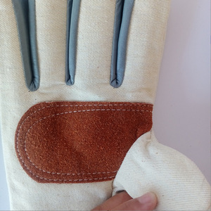 Gants de travail en toile renforcée Laohan Palm, double couche, résistants à l'usure, pour la fabrication mécanique et la travail des métaux - Product Image 1