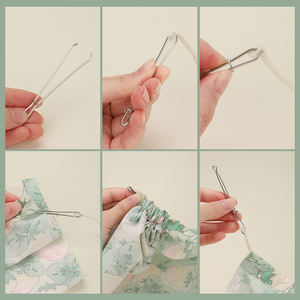 Outil de couture ménager DIY avec ruban d'extracteur d'aiguille de ceinture pour tirer des fils outils d'enfilage faciles - Product Image 5