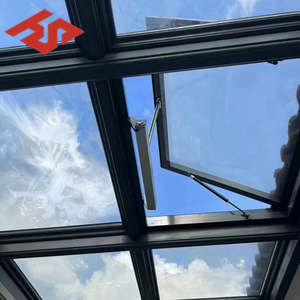 Электрический автоматический складной алюминиевый люк на крышу, складное металлическое стеклянное покрытие для крыши, люк для дома - Product Image 3