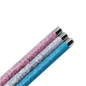 Juego de 3 Pinceles para Decoración de Uñas con Diseño de Mármol y Mango Metálico, Pinceles de Pelo Sintético para Detalles y Pintura de Gel en Uñas - Product Image 3