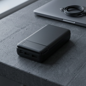 Batería Externa Promocional de 20,000mAh Sin Marca, Hecha de Plástico Reciclado - Product Image 2