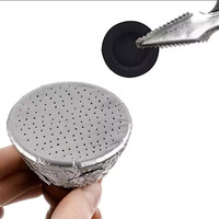 Rouleau de papier aluminium de qualité alimentaire supérieure 99,9 %, diamètre 140 mm, coupé et lisse, pour essentiels de chicha et narguilé