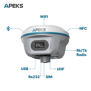 Apeks Ap20 紧凑型 GNSS RTK Type-C Rs232 Lemo 端口测量杆测地形测量仪器 GPS RTK GNSS - Product Image 2