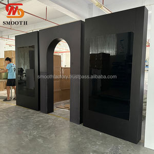Fondo Acrílico Negro Personalizado para Bodas, Decoración de Pared para Escenario, Arco Acrílico para Entrada de Cumpleaños, Decoración para Eventos - Product Image 5