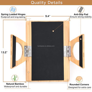 बांस का लकड़ी का आर्मरेस्ट सोफा हाथ ट्रे, एंटी-स्लिप फोल्ड साइड टेबल बांस सोफे की बांह ट्रे के साथ ट्रे - Product Image 5