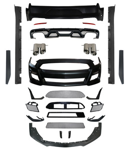 El parachoques de parachoques GT500 es adecuado para el kit <span class=keywords><strong>Mach</strong></span>-<span class=keywords><strong>1</strong></span> modificado de <span class=keywords><strong>Ford</strong></span> <span class=keywords><strong>Mustang</strong></span> con un tubo de escape de malla - Product Image 2