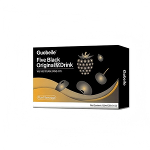 เครื่องดื่มข้าวกล้อง<span class=keywords><strong>ดำ</strong></span>ผสมมัลเบอร์รี่<span class=keywords><strong>ดำ</strong></span> <span class=keywords><strong>งา</strong></span><span class=keywords><strong>ดำ</strong></span> และผลไม้<span class=keywords><strong>ดำ</strong></span>ห้าชนิด ขนาด 15 มล. * 10 ซอง แช่เย็นได้ เหมาะสำหรับทั้งชายและหญิง - Product Image 1