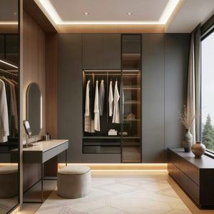 Balom - Armarios de Madera Personalizados de Alta Calidad para Dormitorio, Armarios Modernos y Económicos para Ropa, Venta Directa de Fábrica OEM - Product Image 4