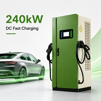 Station de recharge rapide pour véhicules électriques HPC 240 kW à refroidissement liquide, chargeur commercial intelligent CCS2 GB/T