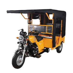 New Design Cheap Bajaj 3 Wheel 250CC Gasoline Taxi Tuk Tuk