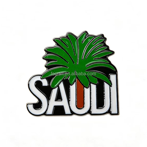 Pin Metálico con Emblema Nacional <span class=keywords><strong>de</strong></span> Arabia Saudita, Insignia Esmaltada <span class=keywords><strong>de</strong></span> Espada y Palma Árabe, Broche MBS para Decoración <span class=keywords><strong>de</strong></span> Teléfonos y Mochilas - Product Image 2