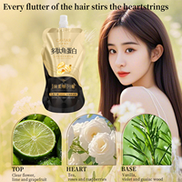 Krim Protein Tanpa Uap yang Melembutkan - Masker Rambut Keratin untuk Rambut Kering, Mengembang, Diwarnai & Rusak, Perawatan Mendalam & Menutrisi