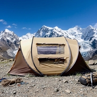 Tente portable de grande taille imperméable, tentes de camping, tentes pop-up, tentes d'extérieur