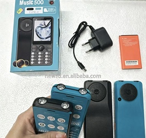 2026 Spedizione Gratuita Telefono Cellulare Economico Music500 Sbloccato Spagnolo 3 SIM Tedesco Francese con Funzioni Base, Schermo TFT da 2.8" e FM <1800mAh - Product Image 4