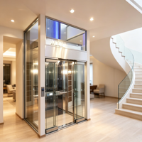 Ascensore Idraulico Domestico da 400kg con Controllo VVVF Silenzioso per Edifici Residenziali Moderni, Risparmio Energetico e Viaggio Confortevole