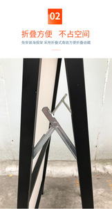 Hai mặt a-khung Đăng Board thép và nhôm A1 Kích thước 23.6x35.4 cho quảng cáo <span class=keywords><strong>Poster</strong></span> - Product Image 5