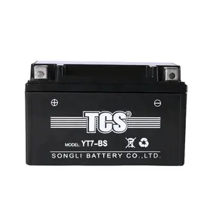 סופר להתחיל סוללה 12v 7ah יפני אופנוע חלקי YT7-BS סוללה