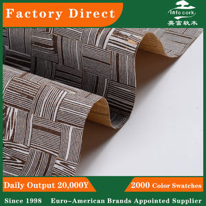 INFOCORK Suministro directo de fábrica: 100% materiales de cuero de corcho <span class=keywords><strong>natural</strong></span> para zapatos, bolsos, alfombrillas, fundas de iPhone y fondos de pantalla - Product Image 5