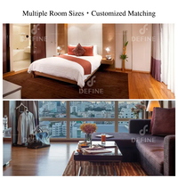 Ensemble de meubles de chambre d'hôtel de luxe moderne sur mesure, directement de l'usine, écologique pour hôtel, villa, appartement, hébergement