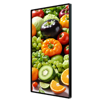 50 pouces Windows Android écran tactile kiosque Totem affichage lecteur de publicité Ultra mince Lcd intérieur mur-montage numérique signalisation